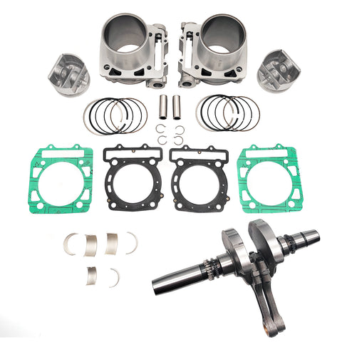 For HISUN 800 Front and Rear Cylinder kit Cranksha