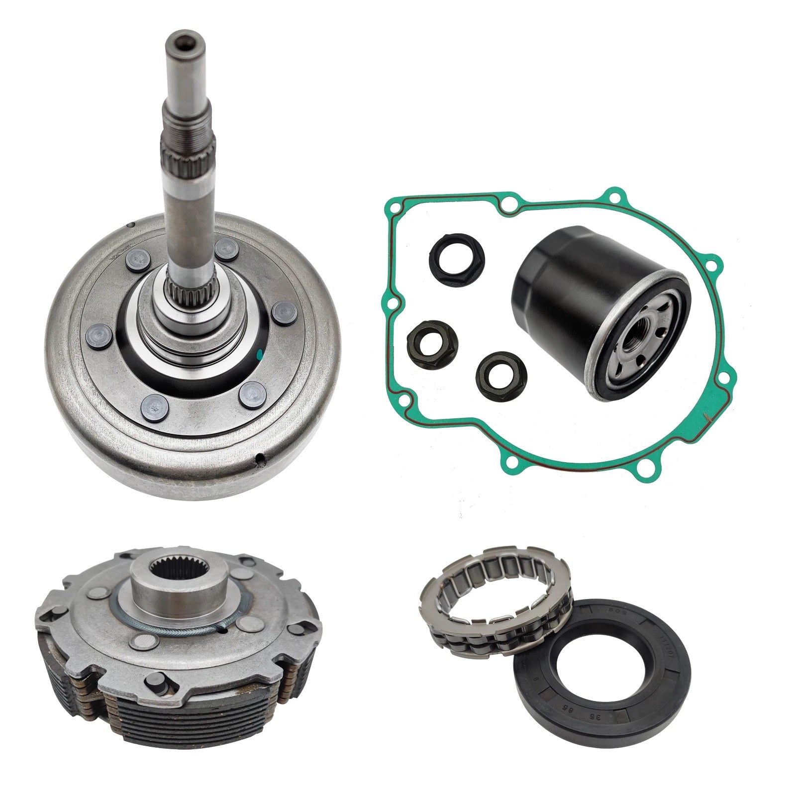 Wet Clutch Rebuild Kit for Hisun 500 700 ATV UTV -