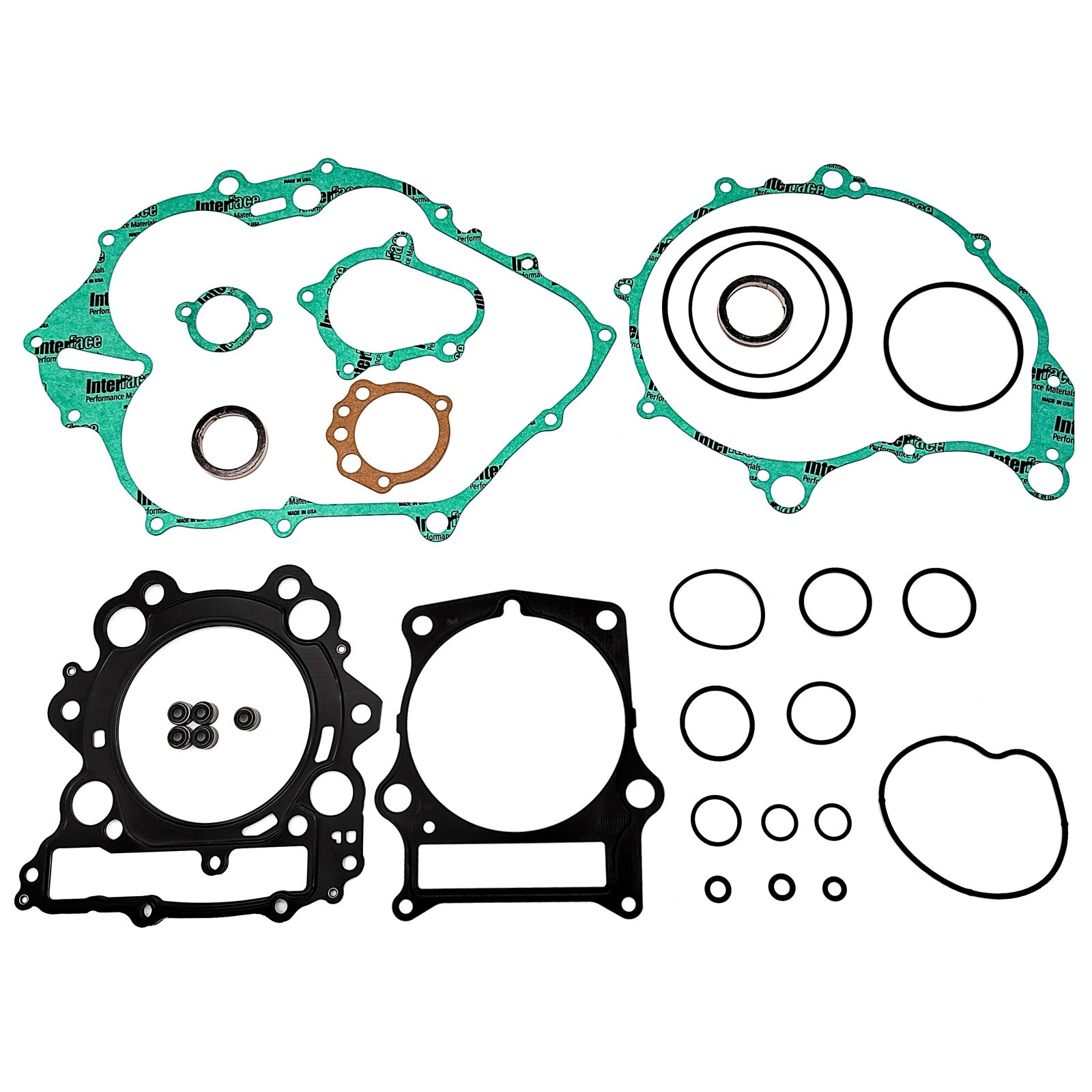 ATV Complete Engine Gasket Kit Top Bottom End Set 