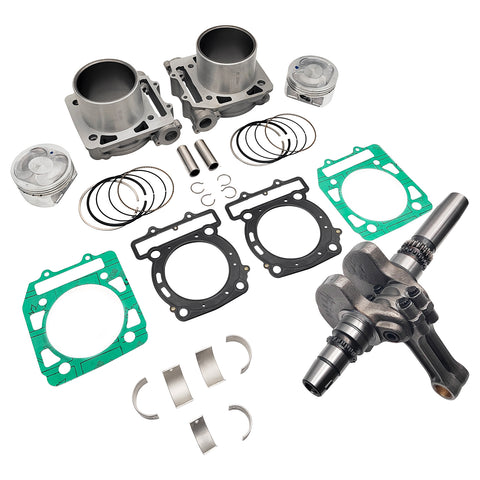 For HISUN 800 Front and Rear Cylinder kit Cranksha