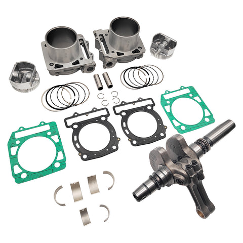 For HISUN 800 Front and Rear Cylinder kit Cranksha