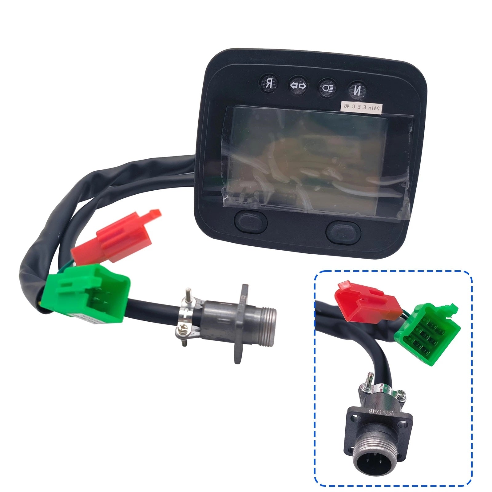 LCD Speedometer Euro Tachometer For Linhai Bighorn